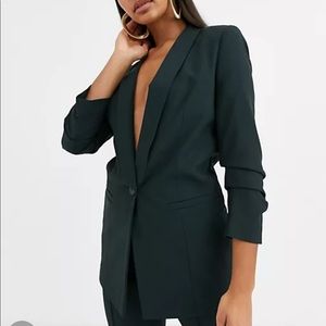 NWT ASOS Dark Green Blazer US Size 8